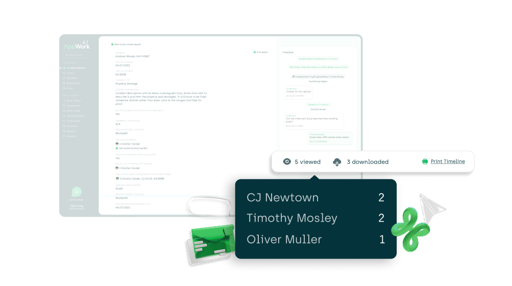 Ability to see if a incident report was reviewed.
