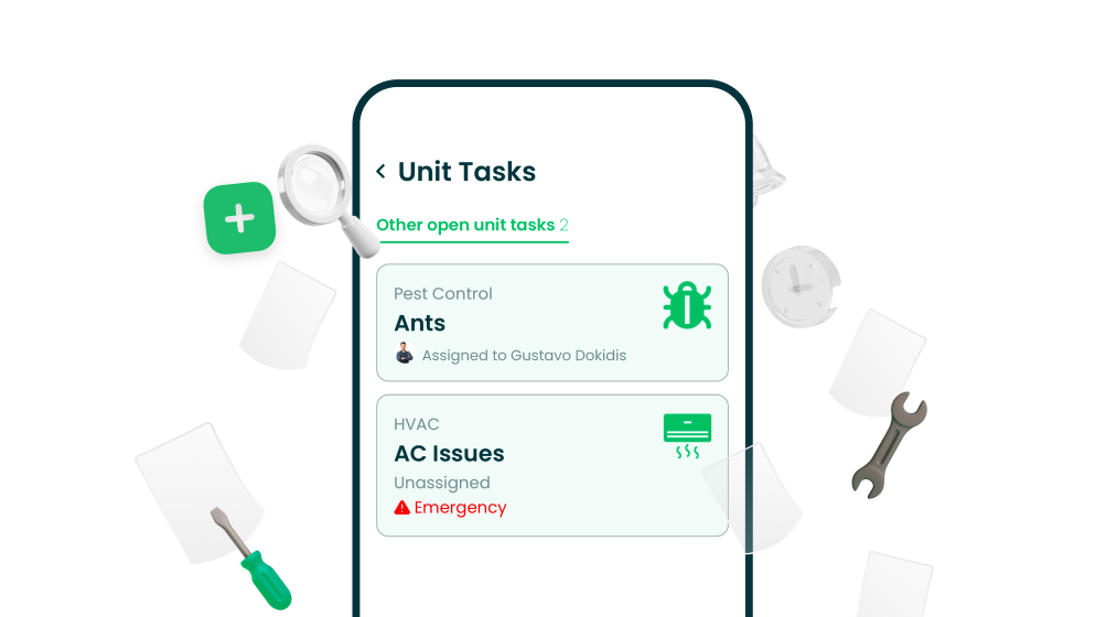 See every open Work Order for the unit. From inside the Work Order in AppWork