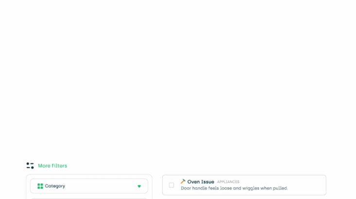 AppWorks new work order show and hide selector