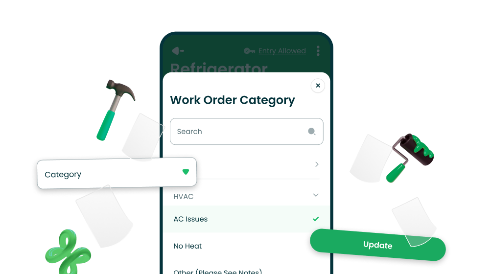 On the Technician app new work orders now come with a categories.